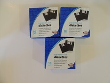 3 boxes of 10 Office Depot 2 HD IBM 3 1/2" diskettes 1.44 mb brand new n package