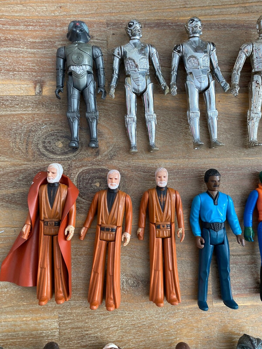 Vintage Star Wars Figure Lot Of 65 Figures No Reproductions