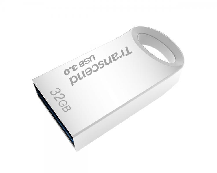 32GB Transcend JetFlash 710S Silver Metallic USB3.0 Flash Drive