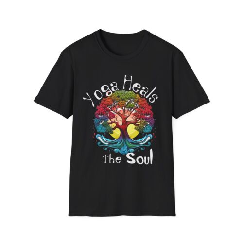 Funny Yoga T shirt Graphic Print T shirt Unisex Novelty Tee Soft style T-Shirt - Picture 17 of 19