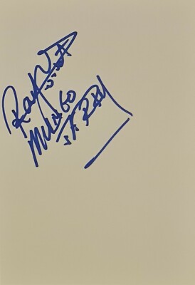 Mungo jerry, Original in person Signiert Auf 10/15 weißer Kartei.