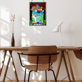 SUPER MARIO BROS 3 POSTER ART Metal Print Tin Sign Retro Gaming Arcade 8bit Nes