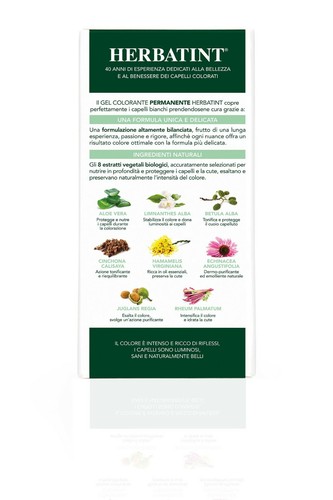 GEL COLORANTE Herbatint COLORI SELEZIONAB hair color TINTURA CAPELLI permanente - Foto 21 di 105