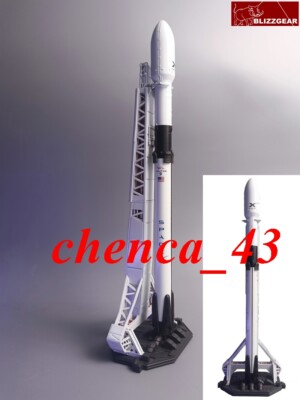 1:200 Scale SpaceX Falcon 9 Rocket F9 w/ Launcher Tower Resin