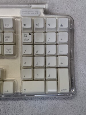 TESTED Apple Pro Keyboard M7803 White Mac Wired USB Port TESTED Apple Pro Keyboard M7803 White Mac Wired USB Port