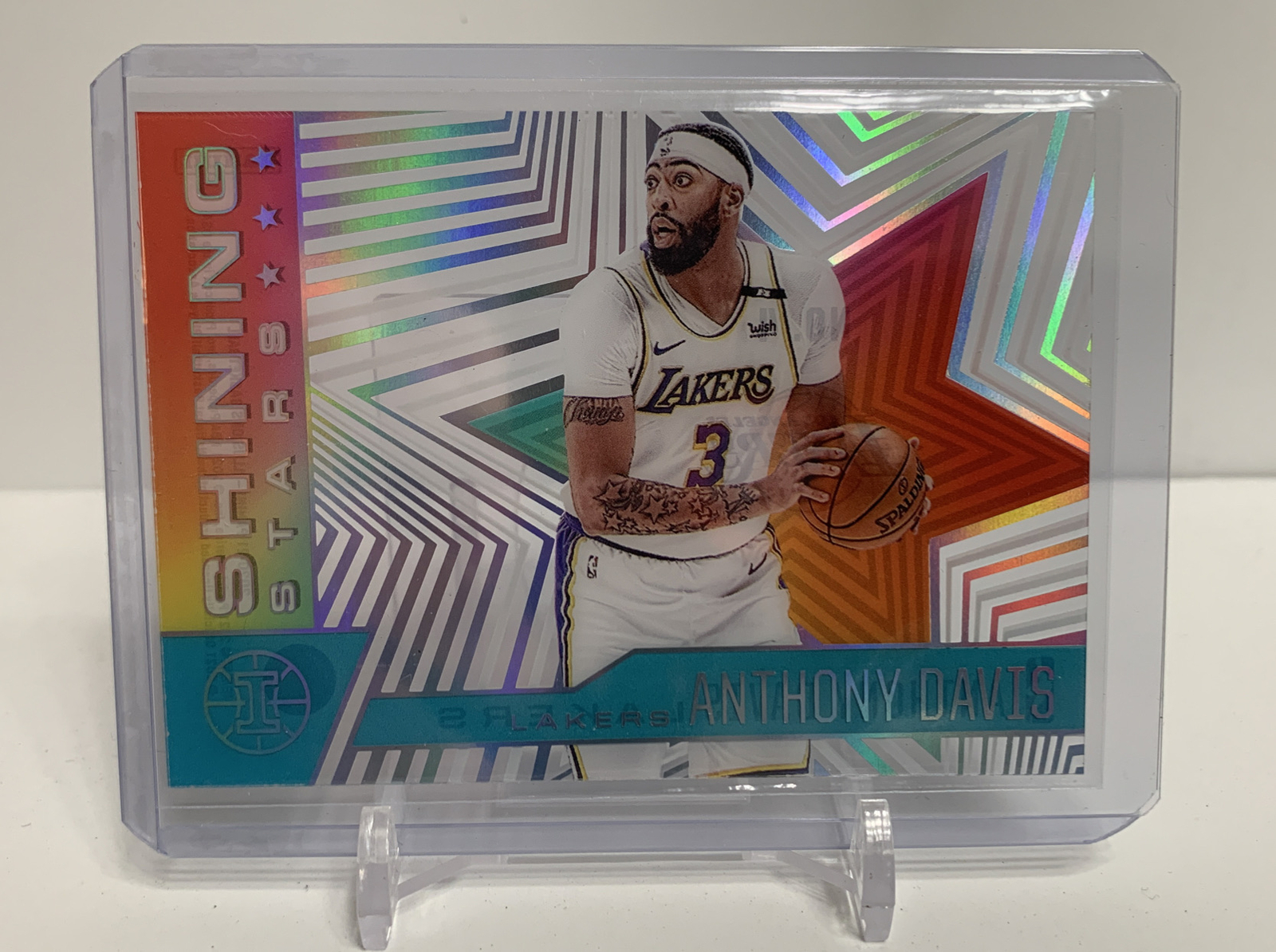 2020 Illusions Anthony Davis Shining Stars Sapphire Blue Acetate Insert 🏀