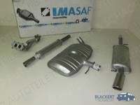 Imasaf Auspuff Komplett für VW Corrado 2.0 I 85KW 1993-1995 | Flex+Msd+Esd