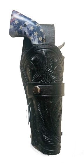 Modestone 22 Cal Western Leather Holster Cintura Pistola