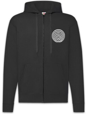 Hypno Circle I Zipper Hoodie Spiral Labyrinth Mystic Hypnotic Esoterik Circle