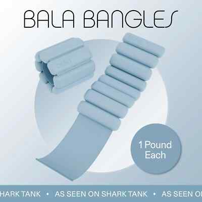 Bala Bangles 1LB Each | Sea Color | Set of 2 + Case | NEW in Box | Versatile Use