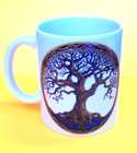 THE TREE OF LIFE Spiritual Artwork  Ceramic Coffee Mug - New