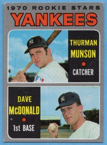 1970 Topps #189 Thurman Munson VG-VGEX MARKED New York Yankees ROOKIE A5306