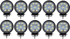 27w Led Work Light 4 Spot Beam Driving Drl 10x Lamps Offroad Car Truck Atv Suv