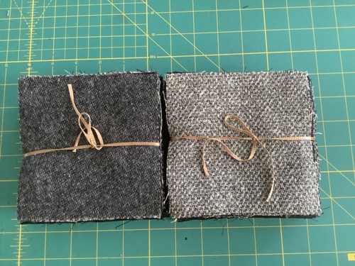 Wool Charm Pack, 5”x 5”, 38 pcs, assorted colours and weights. - Picture 2 of 2