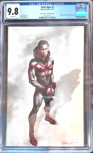 Dark Ages #1 - Parrillo Virgin Variant - New Miles Suit [Marvel 2021] CGC 9.8