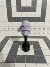 Impreso en 3D - Cabeza Esculpida de Pelo Corto Maestro Hulk Escala Leyendas de Marvel.