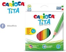 pastelli colori a matita 24 pezzi Carioca matite colorate