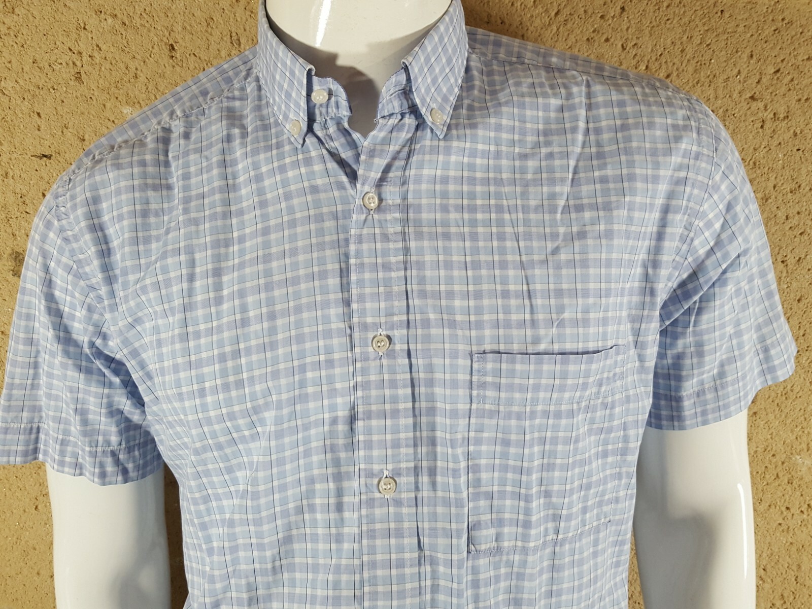 Chemise Orange/Marine à Carreaux Homme Superdry M4010727A | Déstockage Superdry