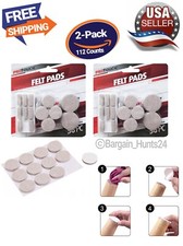 112Ct Non-Slip Felt Pads for Furniture Protectors Table Chair Feet Self-adhesive