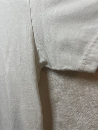 Erhöhtes Marken-T-Shirt mit V-Ausschnitt und Siebdruck Herren Large neu ohne Etikett. - Bild 11 von 11