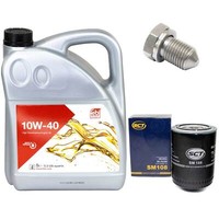 MotoröL Set 10W-40 5 Liter + ÖLfilter + Schraube FüR Audi A4 Seat Exeo VW Passat
