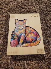 Woodbest Colorful Cat Wooden Jigsaw Puzzle Basswood