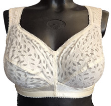 Miss MARY of SWEDEN 5014 Damen Ohne Bügel Gr.105C UK 46C Vollschale BH und Creme