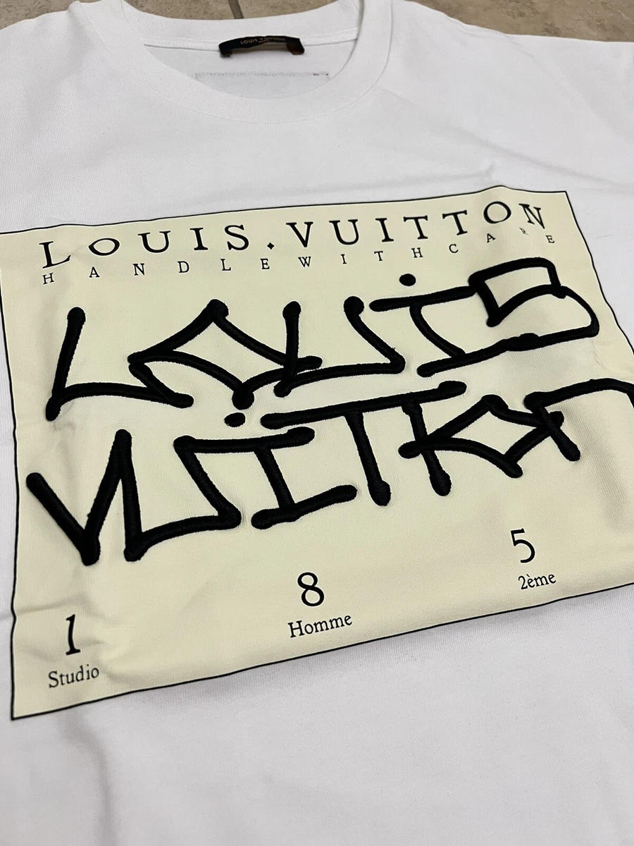 Louis Vuitton embroidered t shirt Mens size XXL