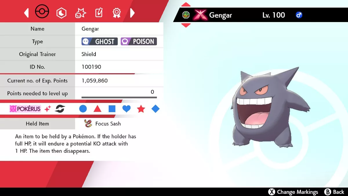 GENGAR GMAX ⚡SHINY⚡/NORMAL 6IV BATTLE READY VGC 22 - POKEMON SWORD AND  SHIELD