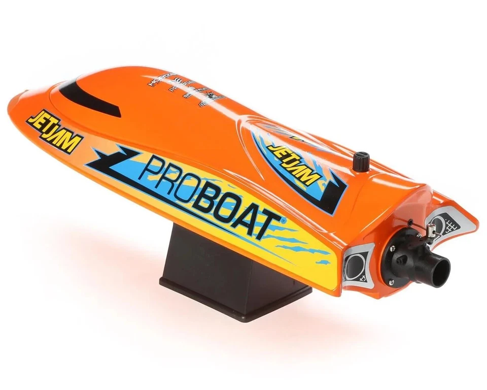 ProBoat Jet Jam V2 12" Self-Righting Pool Racer Brushed RTR, Orange - Image 2 of 4