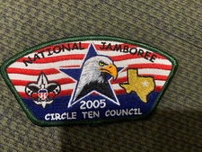 MINT 2005 JSP Circle Ten Council Texas Dark Green Border