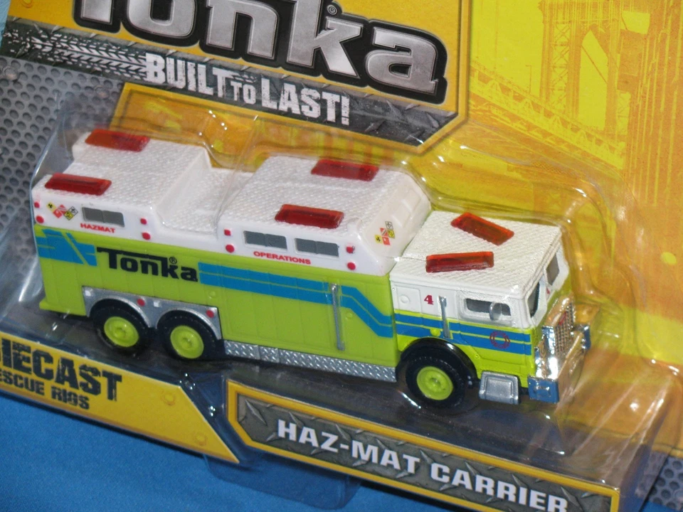 TONKA RESCUE RIGS HAZ MAT CARRIER TRUCK 6" (15cm) DIECAST ***BRAND NEW & VHTF*** - Image 2 of 4