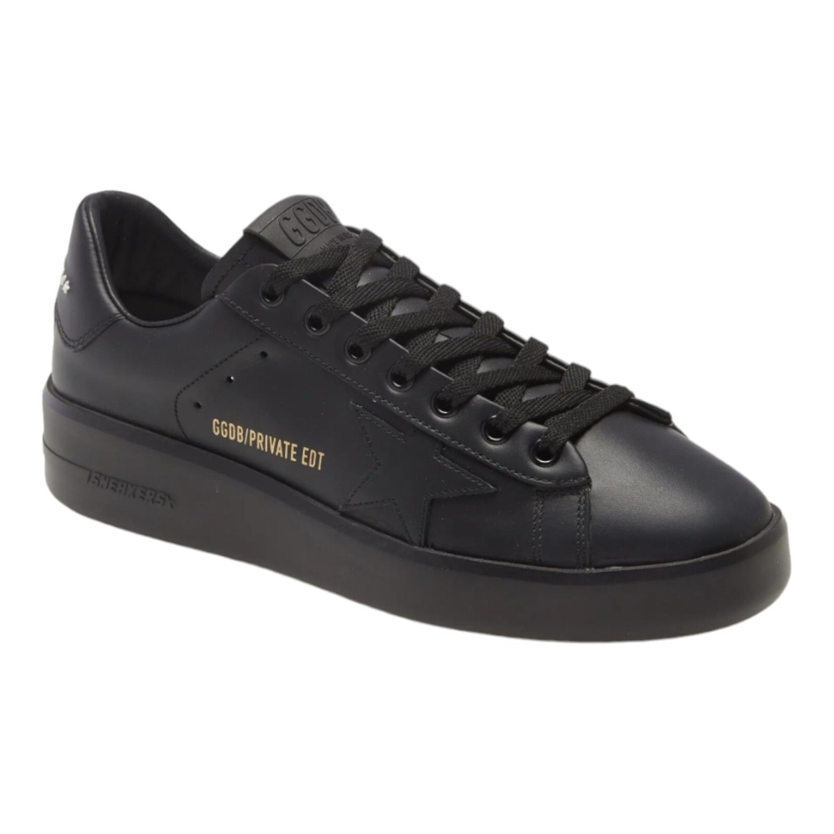 Golden Goose PureStar GGDB Private Low Top Sneakers, Women | BLACK 
