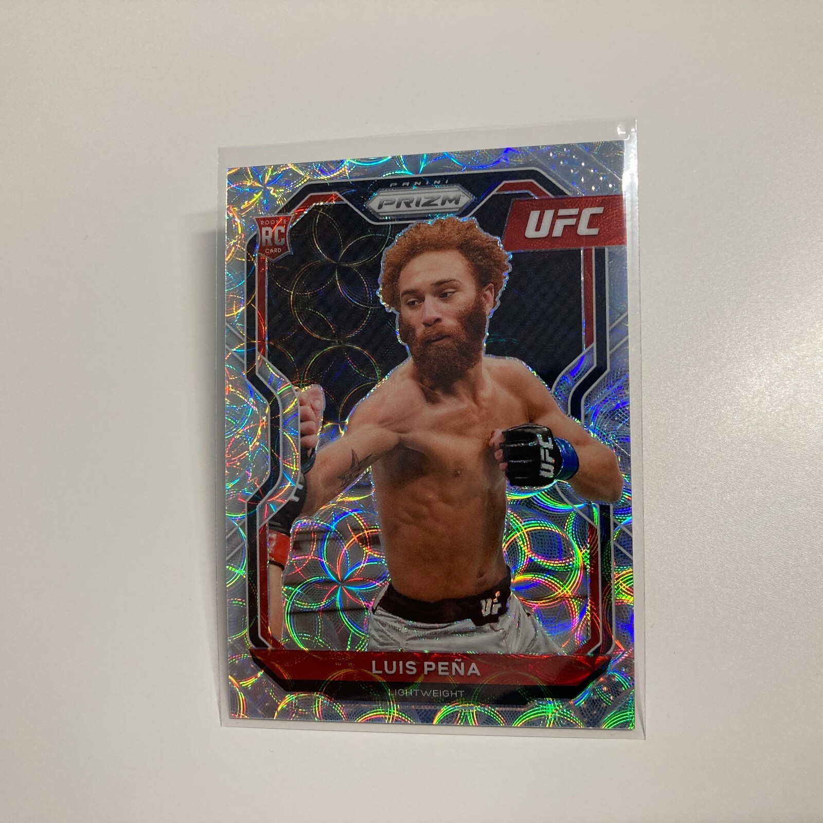 Luis Pena 2021 Panini Prizm UFC Premium Box Set Scope Rookie Card 99/99 #27