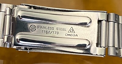 オメガ 金属ベルト 022 ST 1162 173 20mm 新品 OMEGA MARK II Speedmaster Stainless Deployment 20mm Bracelet