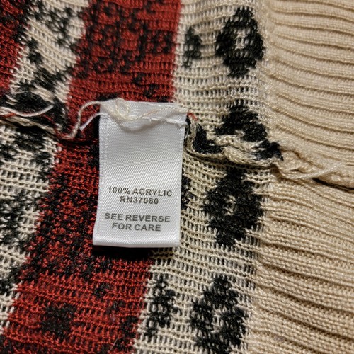 Cato Staring at Stars Draped Open Cardigan Sweater Aztec Design Size Small - Picture 11 of 14