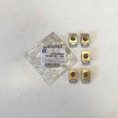 NEW NOS 5x clip socket nut M8 support intercooler original Opel Omega B 2.5