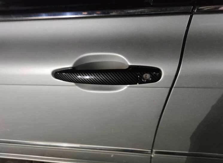 Cubierta de manija de puerta lateral de fibra de carbono ABS para Lexus RX330/RX350/GX470 2005-09 Foto 3 de 4