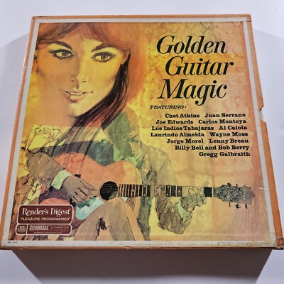 GOLDEN GUITAR MAGIC FEAT. CHET ATKINS, CARLOS MONTOYA - 4x VINYL 12'' LP