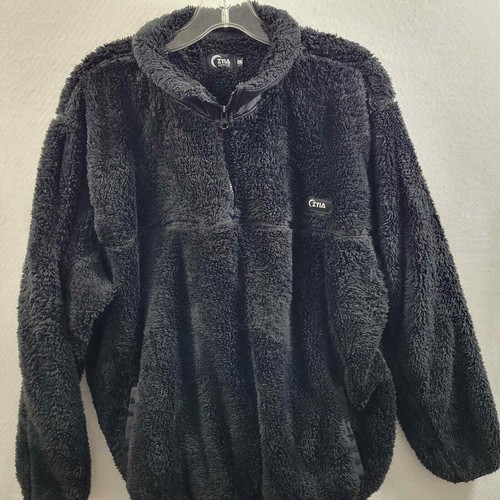 Zyia Active Women's 1/4 Zip Black Sherpa Fleece Pullover Jacket Size 2XL 9323-1 - Picture 8 of 8