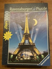 Ravensburger Puzzle 1000 Teile Motiv Pariser Eiffelturm , glow in the dark.