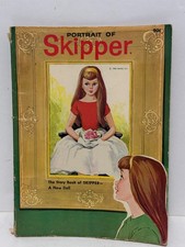 Vintage PORTRAIT OF SKIPPER BOOK Paperback Mattel 1964 Barbie Doll -Wonder Books