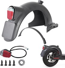 Scooter Rear Mudguard with LED Brake Light for Segway Ninebot MAX G30 E-Scooter