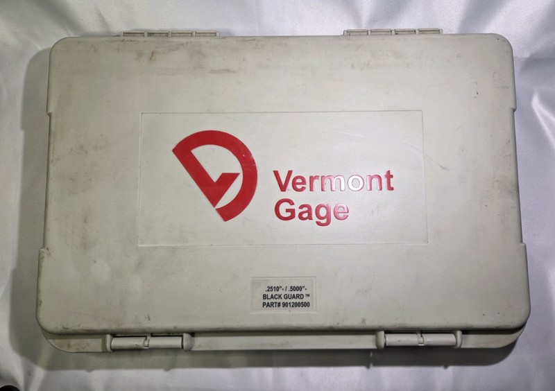 Vermont Gage Black Guard Pin Set .2510-.5000 Part #901200500