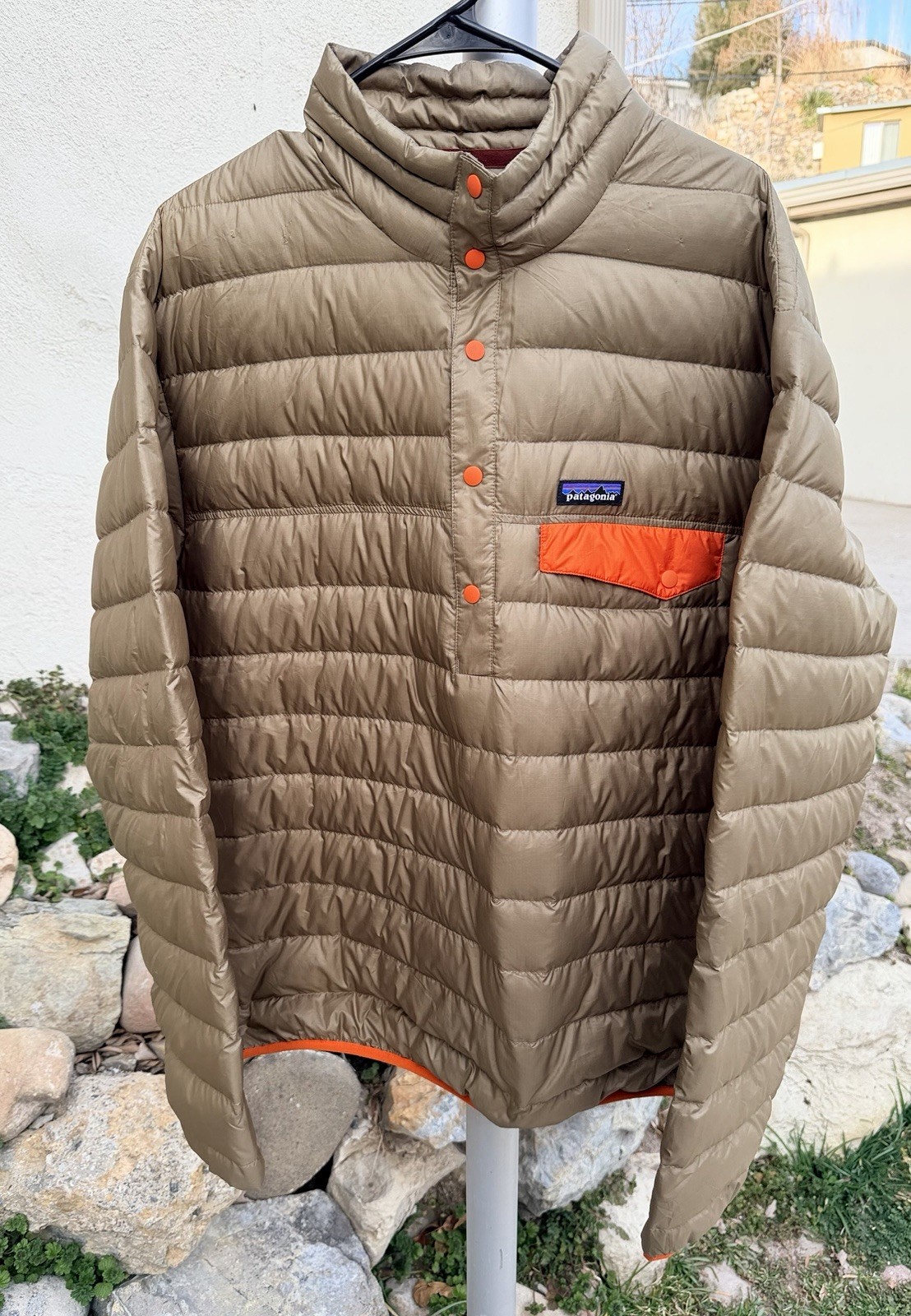 Patagonia Down Snap T Mens XL Puffer Pullover