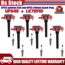 6 Ignition Coil & Iridium Spark Plug set For DODGE JOURNEY 2011-2018 3.6L UF648