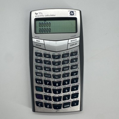 Vintage Hewlett Packard HP-33S Scientific Calculator Tested Working New Battery