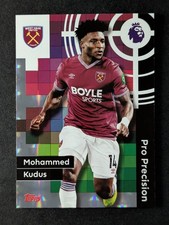 2025-26 Topps EPL MOHAMMED KUDUS Rainbow Foil Pro Precision West Ham United #417