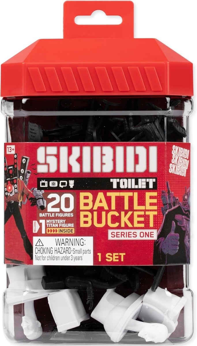 SKIBIDI Toilet Battle Bucket Collectible Figures SKIBIDI TOILETS