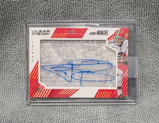 Johnny Manziel Panini Clear Vision Autograph 19/25 CVS-JM